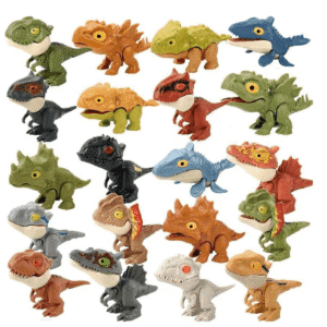 Mini Dinossauros Miniatura Morde Dedo Baby Colecionável 9un