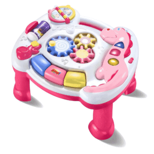 Mesinha De Atividades Didática Som Luz Interativa Rosa Zoop Toys