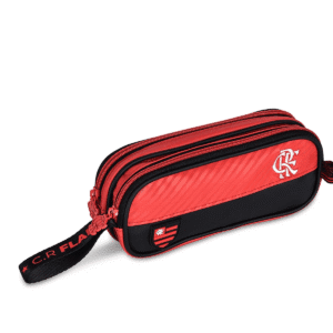 Estojo Duplo Flamengo Escolar Infantil Oficial