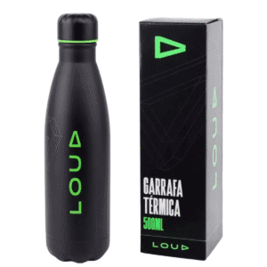 Garrafa Térmica 500ml Loud Gamer Aço Inox Squeeze Água
