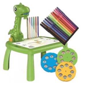 Mesa Projetora Dinossauro Colorir Desenhar Infantil Criativa