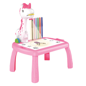 Mesa Projetora Unicornio Colorir Desenhar Infantil Criativa
