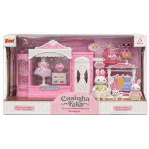 Coleção Casinha Feliz Coelho Boutique Lojinha Zoop Toys
